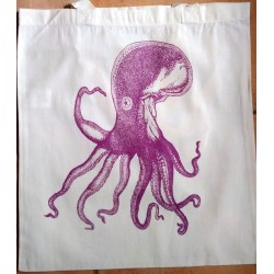 Tote bag poulpe